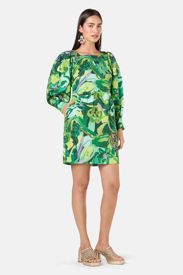 Gorman NZ - Abstract Flower Short Dress - print