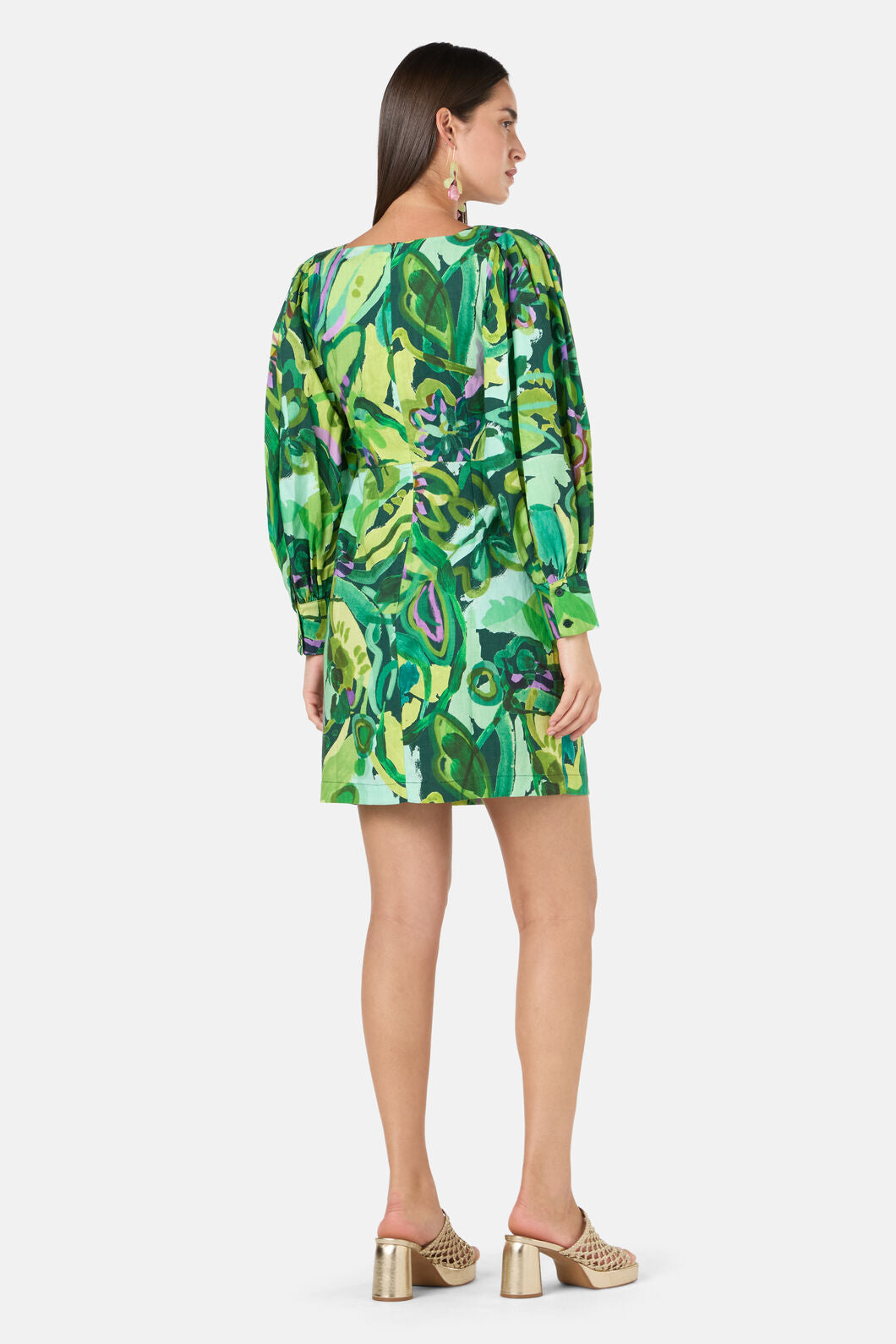 Gorman NZ - Abstract Flower Short Dress - print
