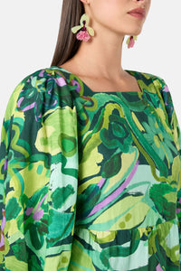 Gorman NZ - Abstract Flower Short Dress - print