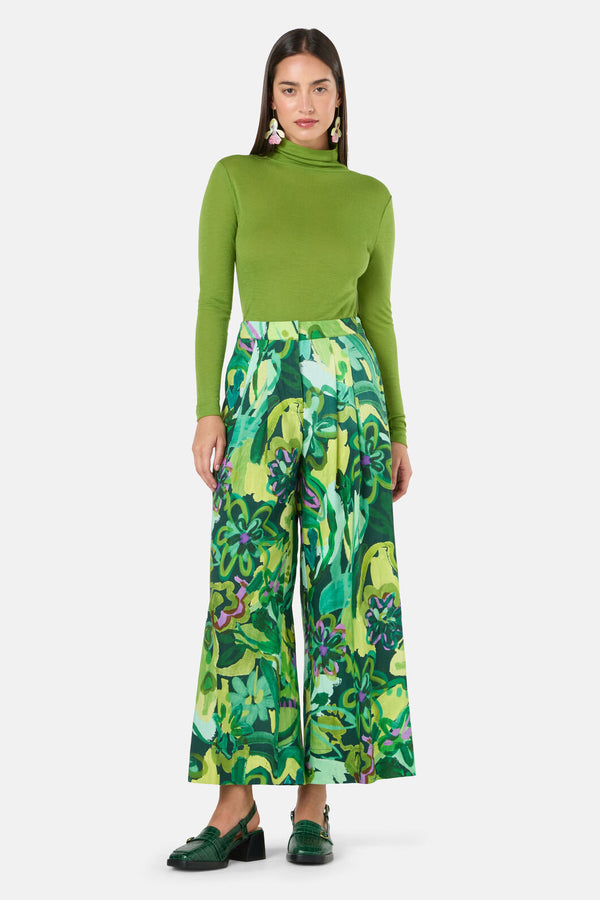 Gorman NZ - Abstract Flower Linen Pant - print