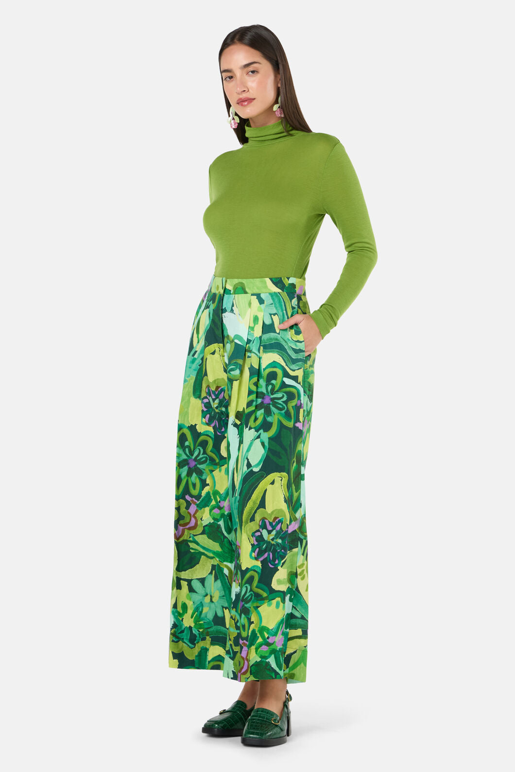 Gorman NZ - Abstract Flower Linen Pant - print