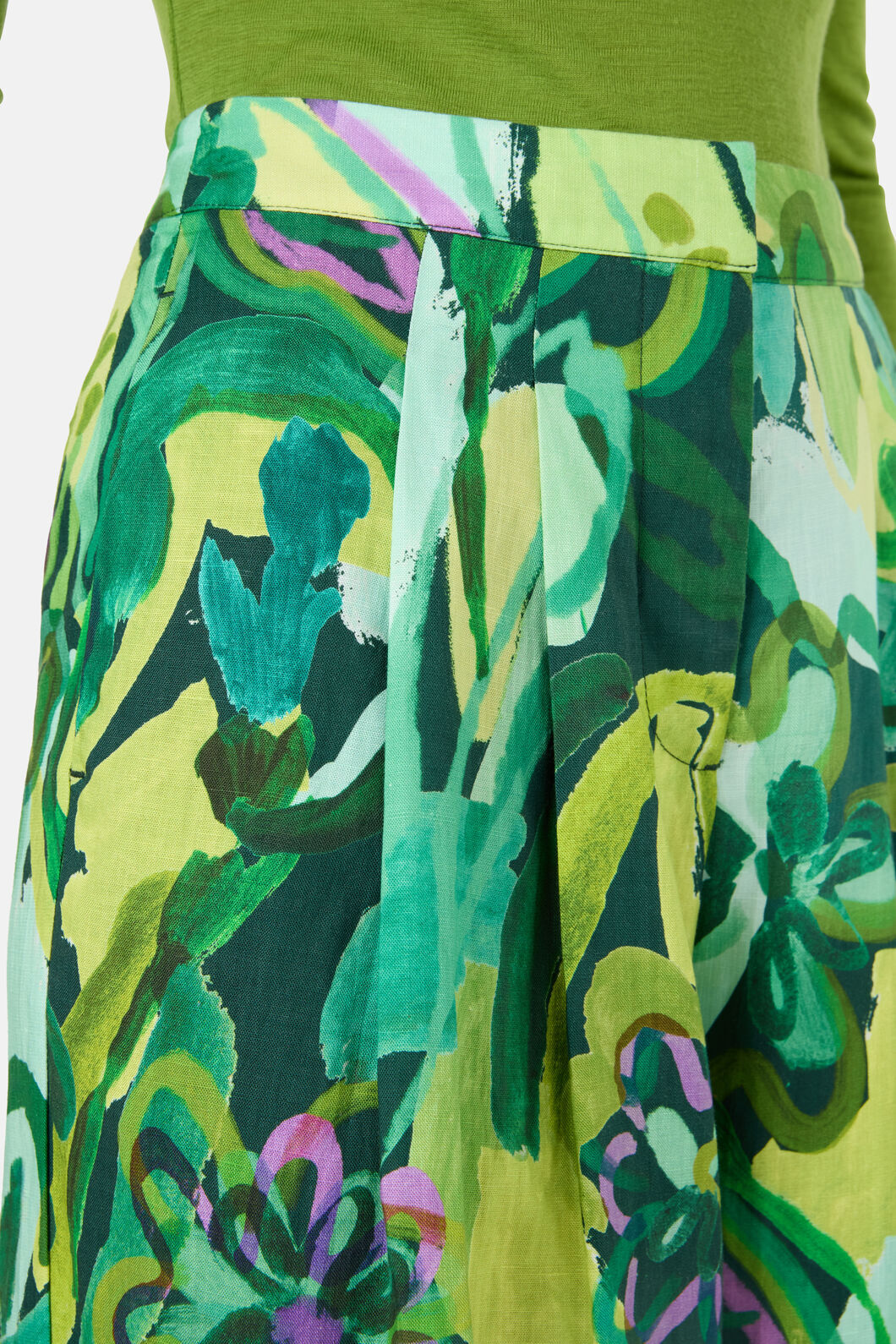 Gorman NZ - Abstract Flower Linen Pant - print