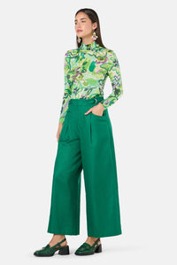 Gorman NZ - Abstract Flower Merino Polo - print