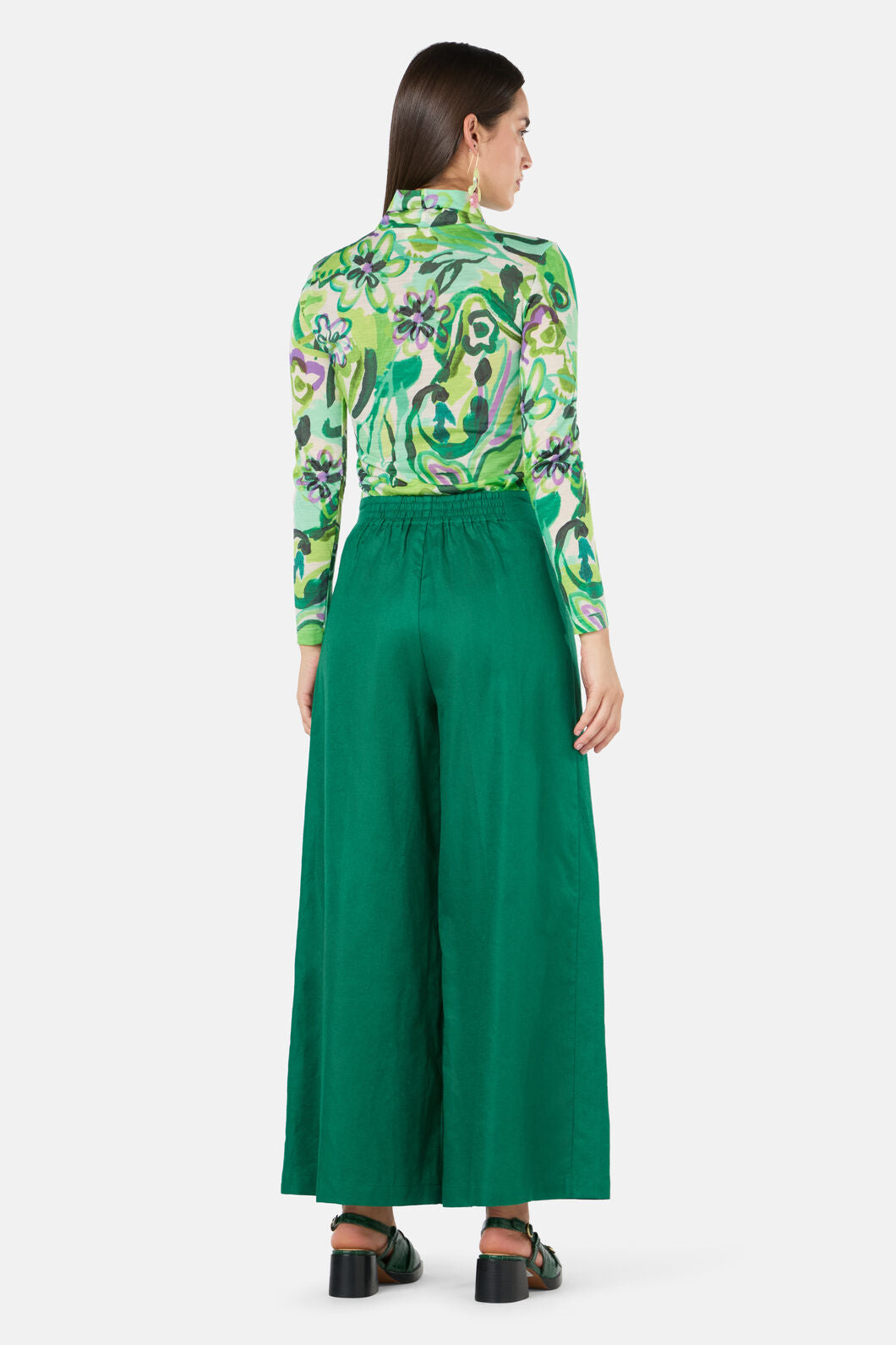 Gorman NZ - Abstract Flower Merino Polo - print