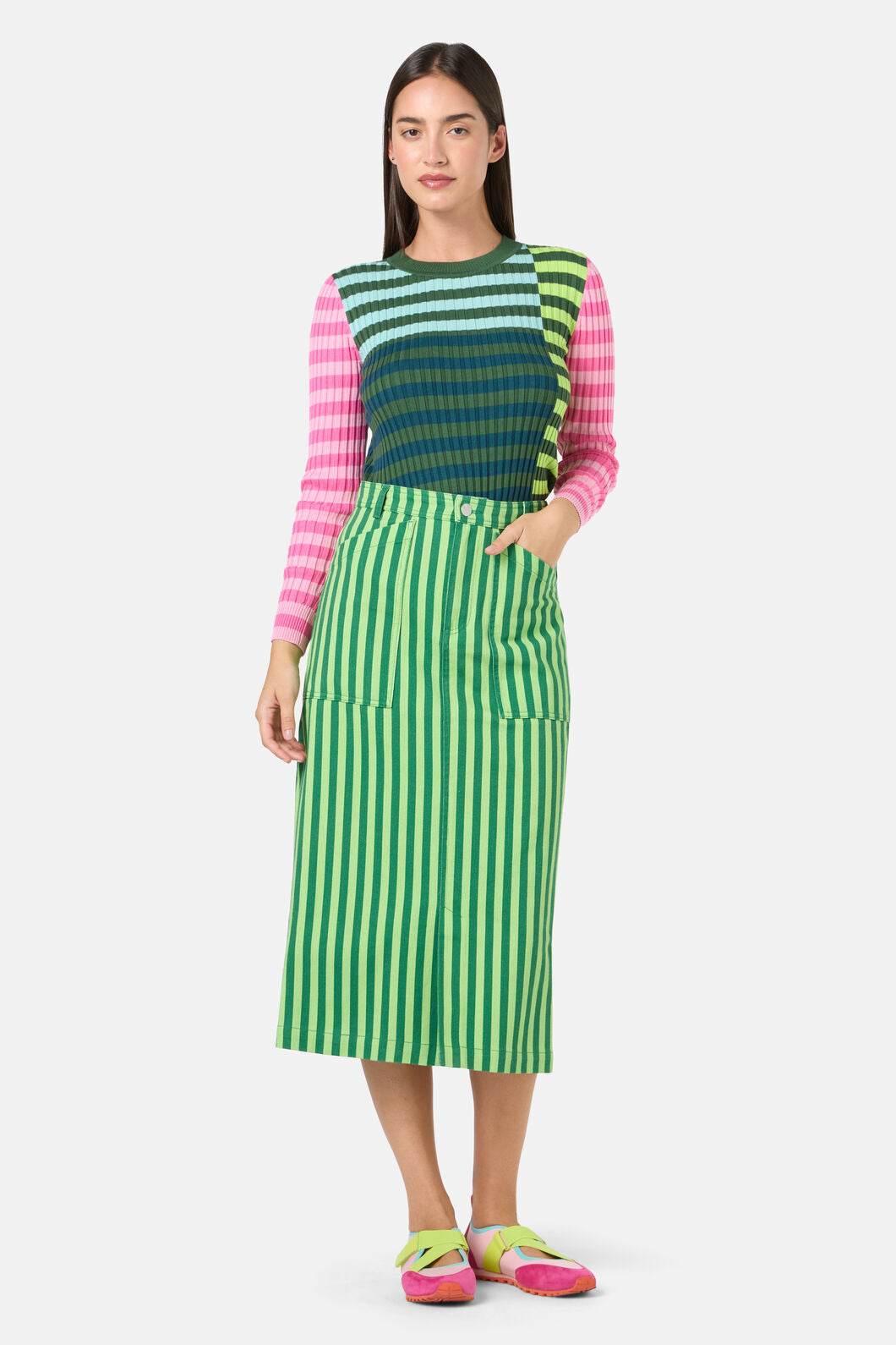 Gorman NZ - Linea Stripe Knit Top - stripe