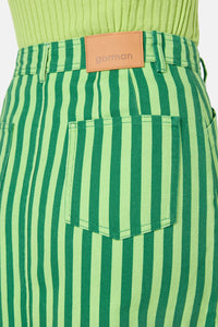 Gorman NZ - Linea Stripe Denim Skirt - stripe