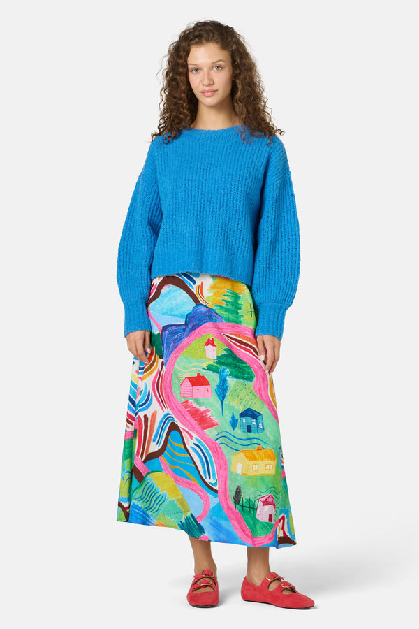 Gorman NZ - Lucia Merino Jumper - blue