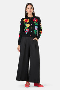 Gorman NZ - Whimsical Blooms Cardigan - black