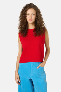 Gorman NZ - Roberta Merino Vest - red
