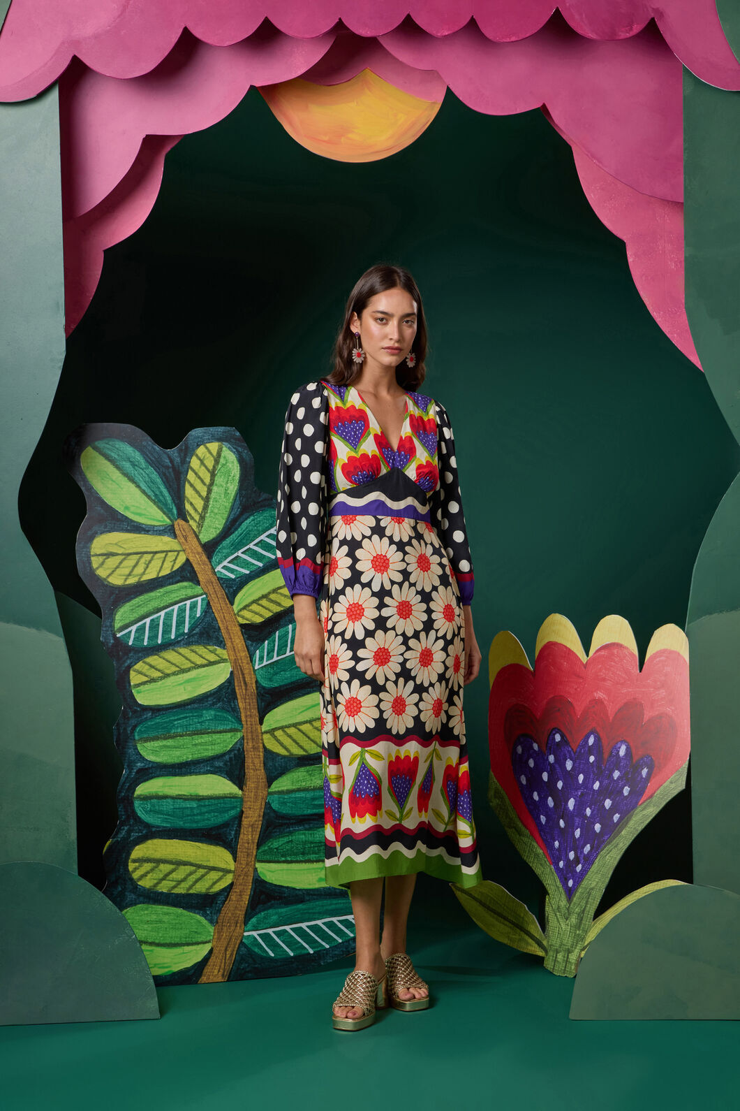Gorman NZ - Blooming Daisy Print LongDress - print
