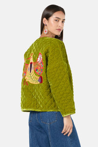 Gorman NZ - Blooming Bird Print Jacket - green