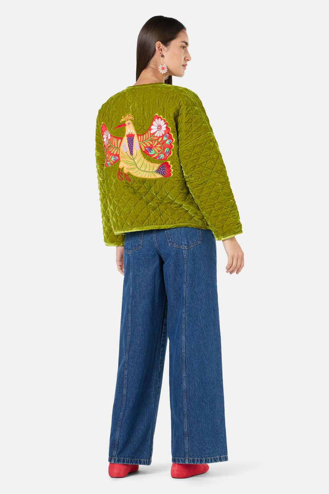 Gorman NZ - Blooming Bird Print Jacket - green