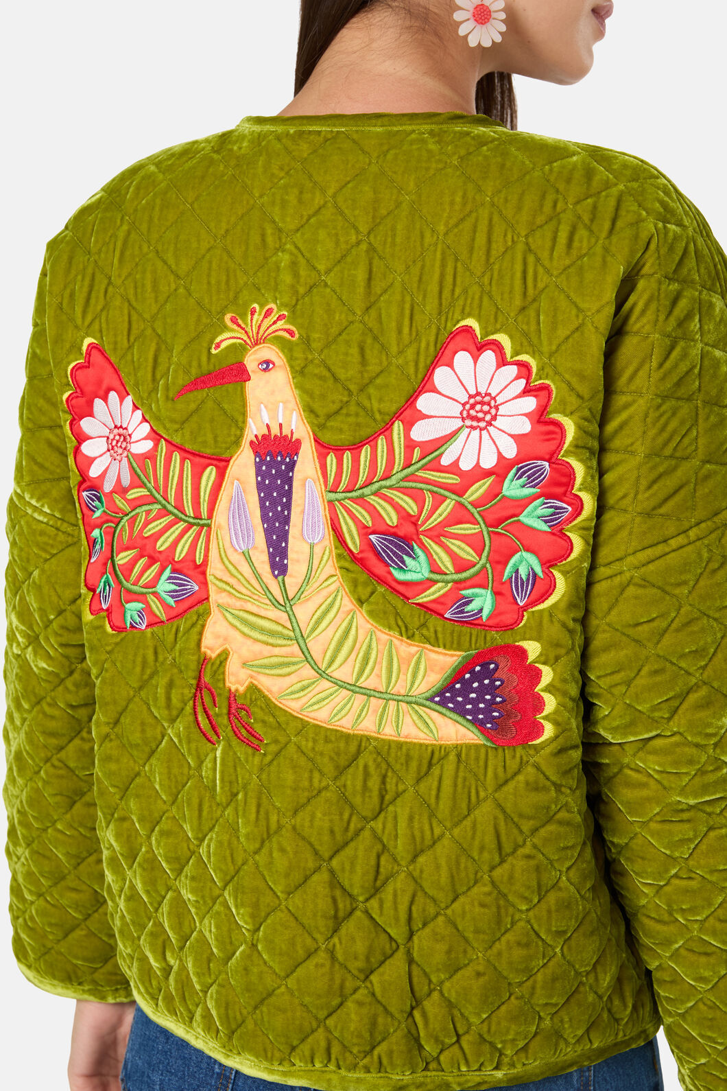 Gorman NZ - Blooming Bird Print Jacket - green