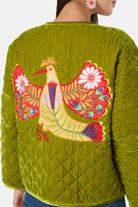 Gorman NZ - Blooming Bird Print Jacket - green