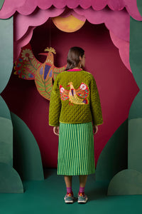 Gorman NZ - Blooming Bird Print Jacket - green