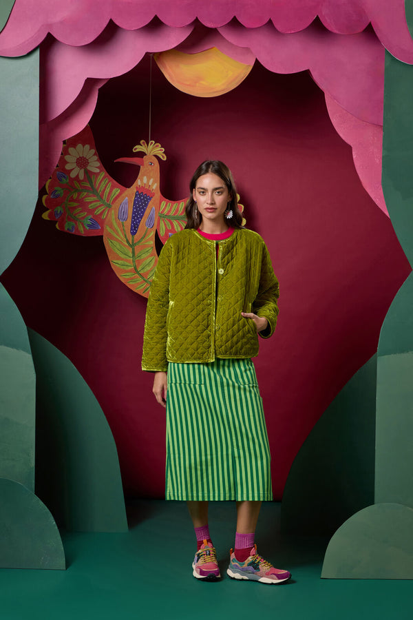 Gorman NZ - Blooming Bird Print Jacket - green