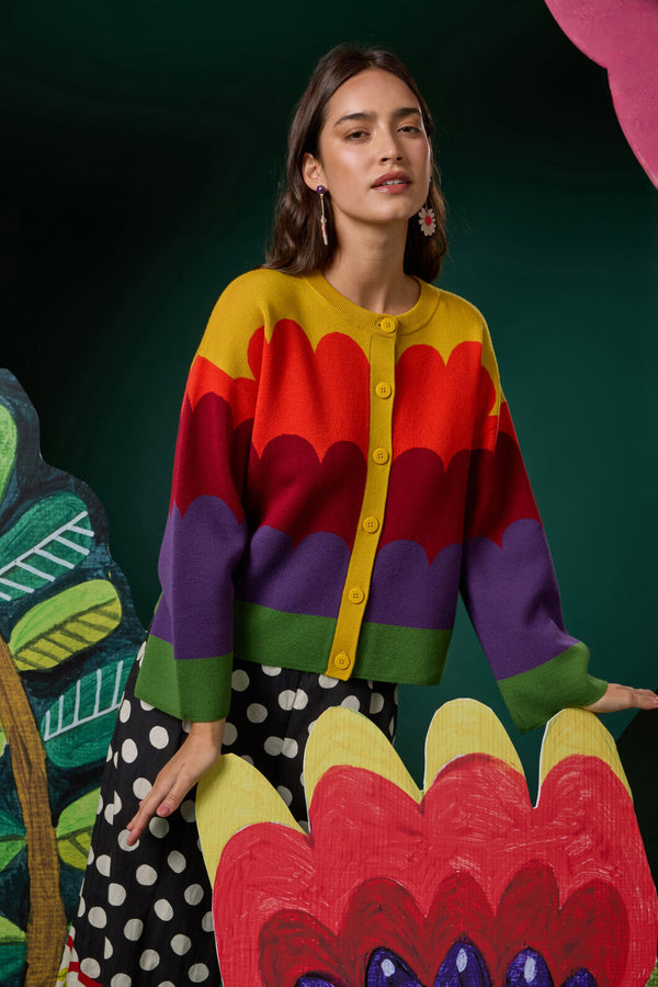 Gorman NZ - Blooming Bird Cardigan - multi
