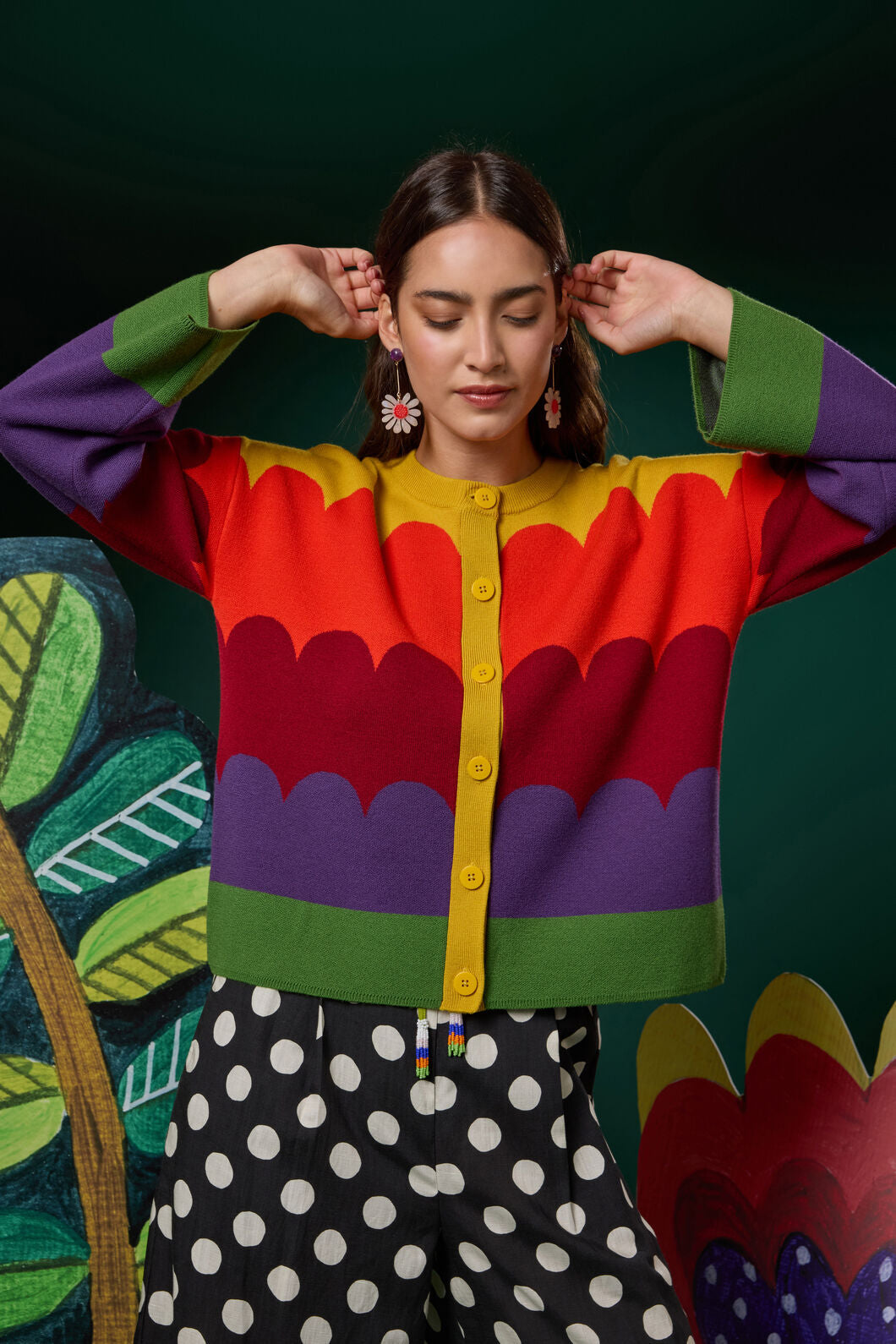Gorman NZ - Blooming Bird Cardigan - multi