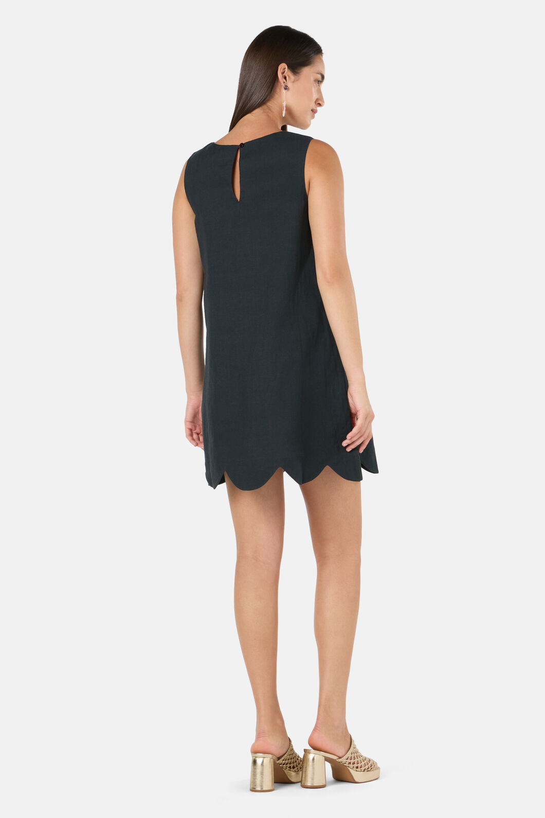 Gorman NZ - Blooming Bird Emb Shift Dress - black