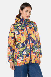 Gorman NZ - Blooming Bird Raincoat - print