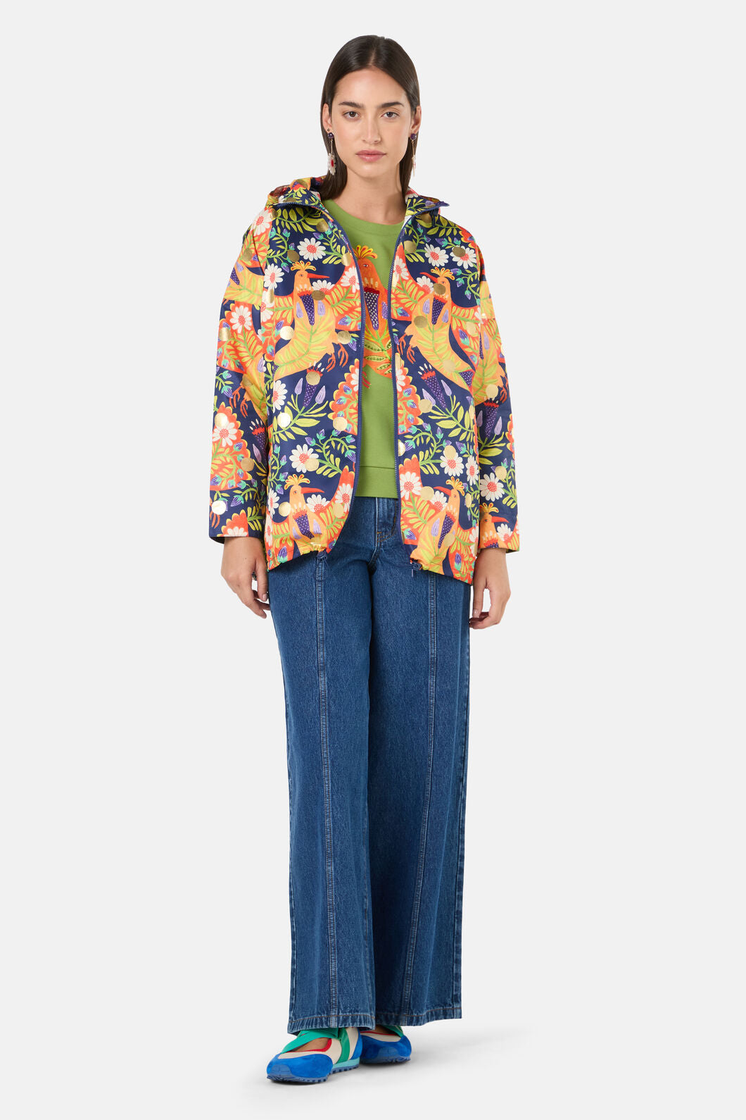 Gorman NZ - Blooming Bird Raincoat - print