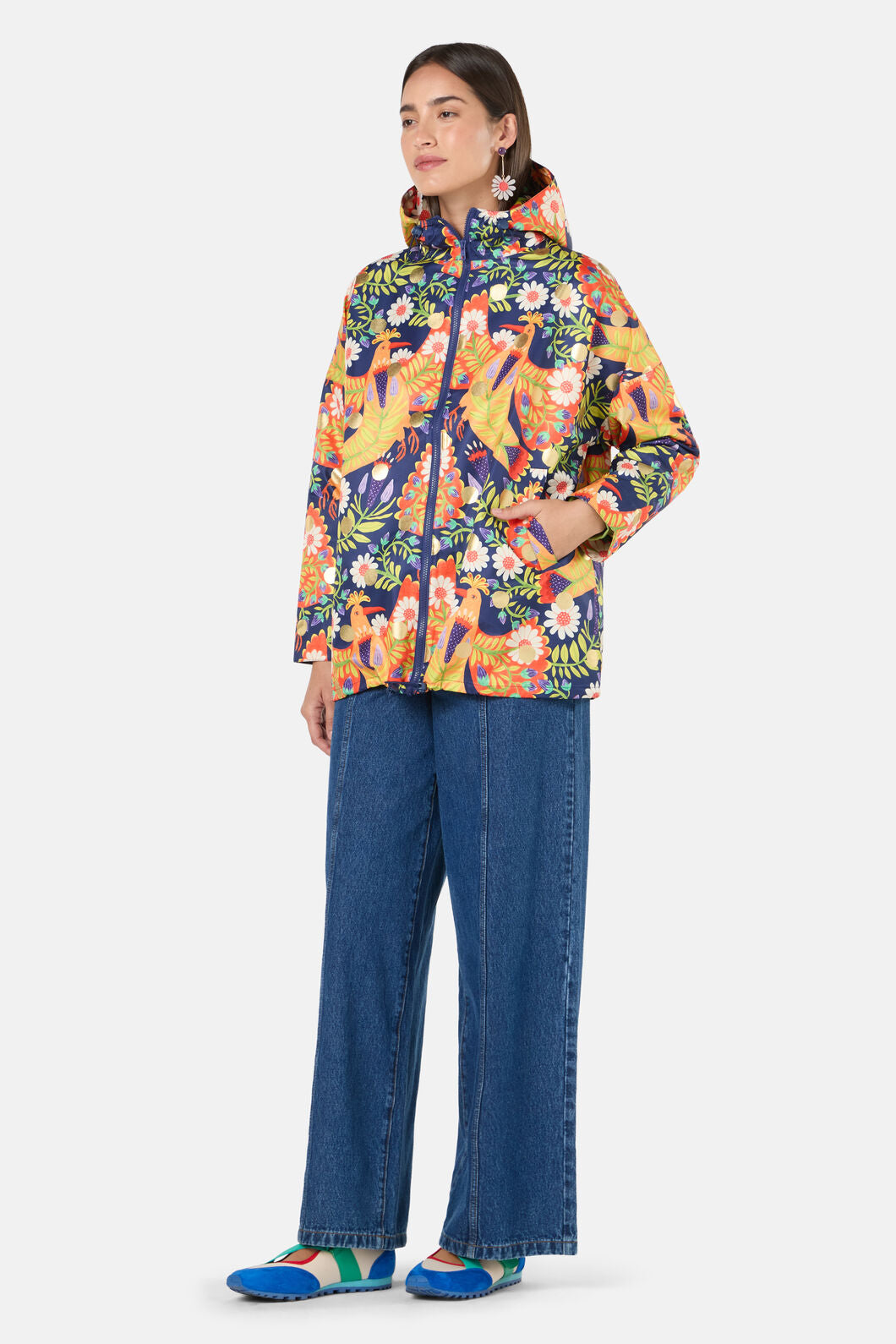 Gorman NZ - Blooming Bird Raincoat - print