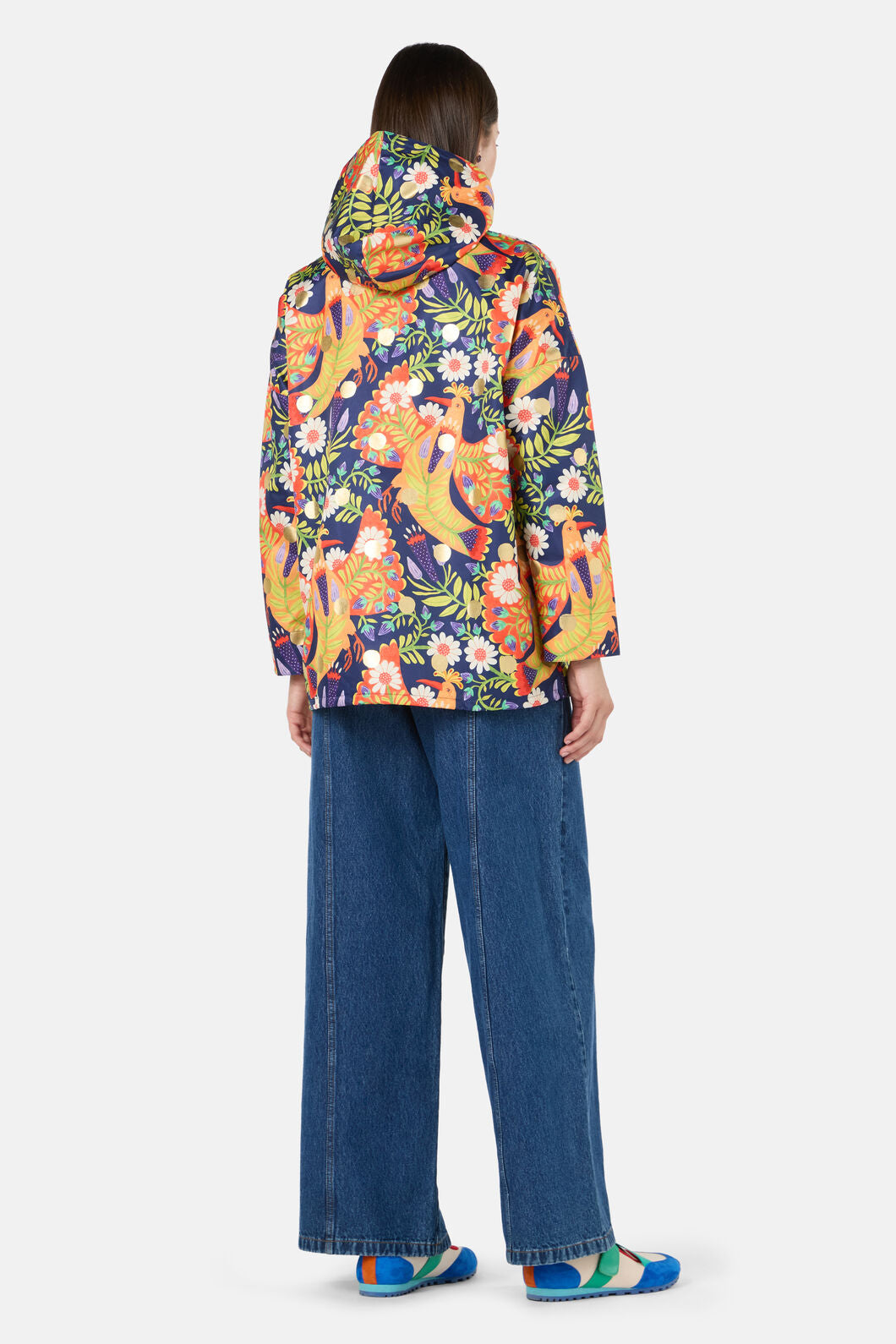 Gorman NZ - Blooming Bird Raincoat - print