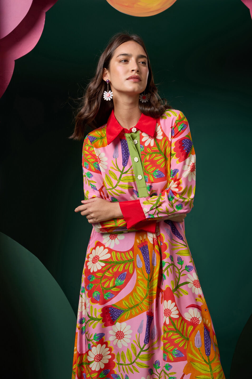 Gorman NZ - Blooming Bird Print Dress - print