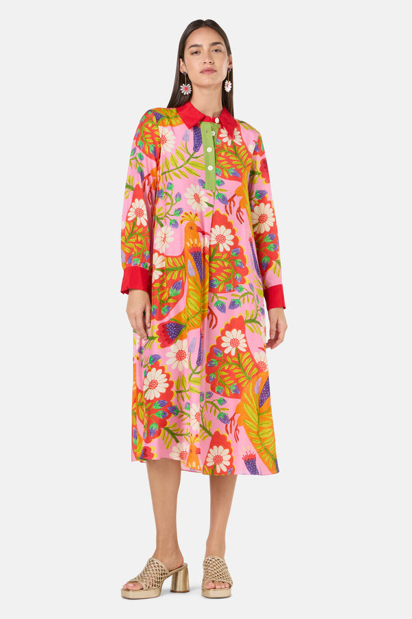 Gorman NZ - Blooming Bird Print Dress - print