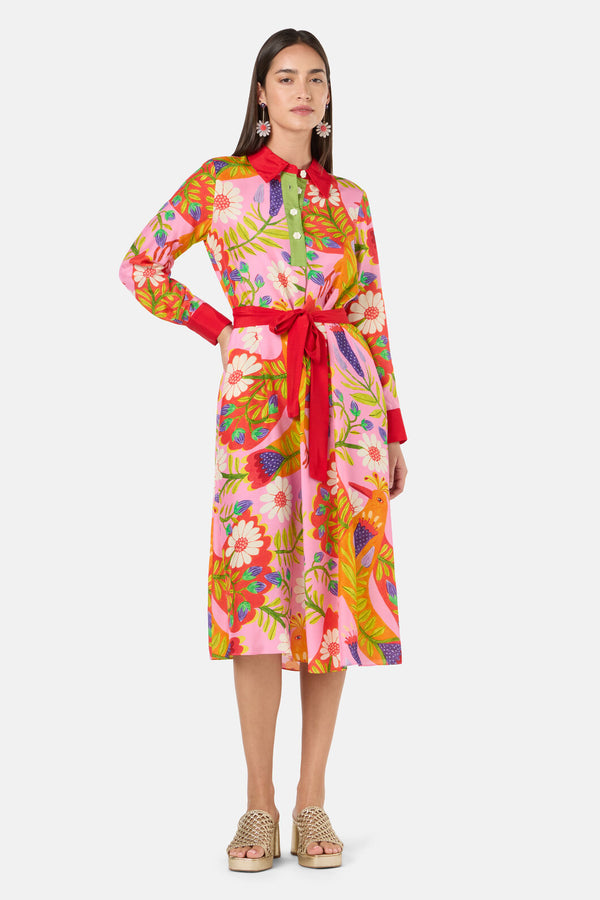 Gorman NZ - Blooming Bird Print Dress - print