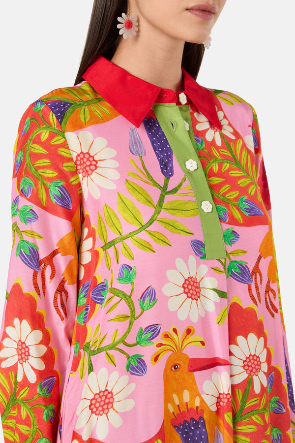 Gorman NZ - Blooming Bird Print Dress - print