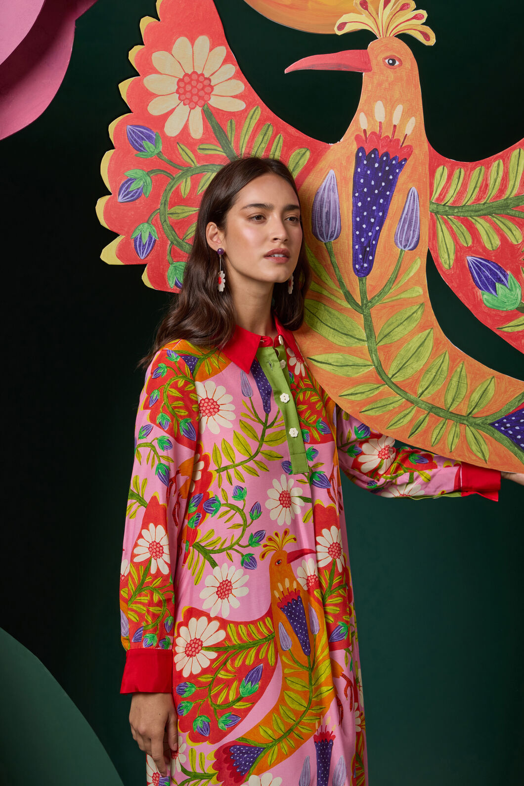 Gorman NZ - Blooming Bird Print Dress - print