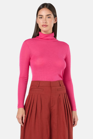 Gorman NZ - Merino Polo Top - pink