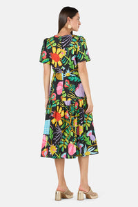 Gorman NZ - Whimsical Blooms Tiered Dress - print