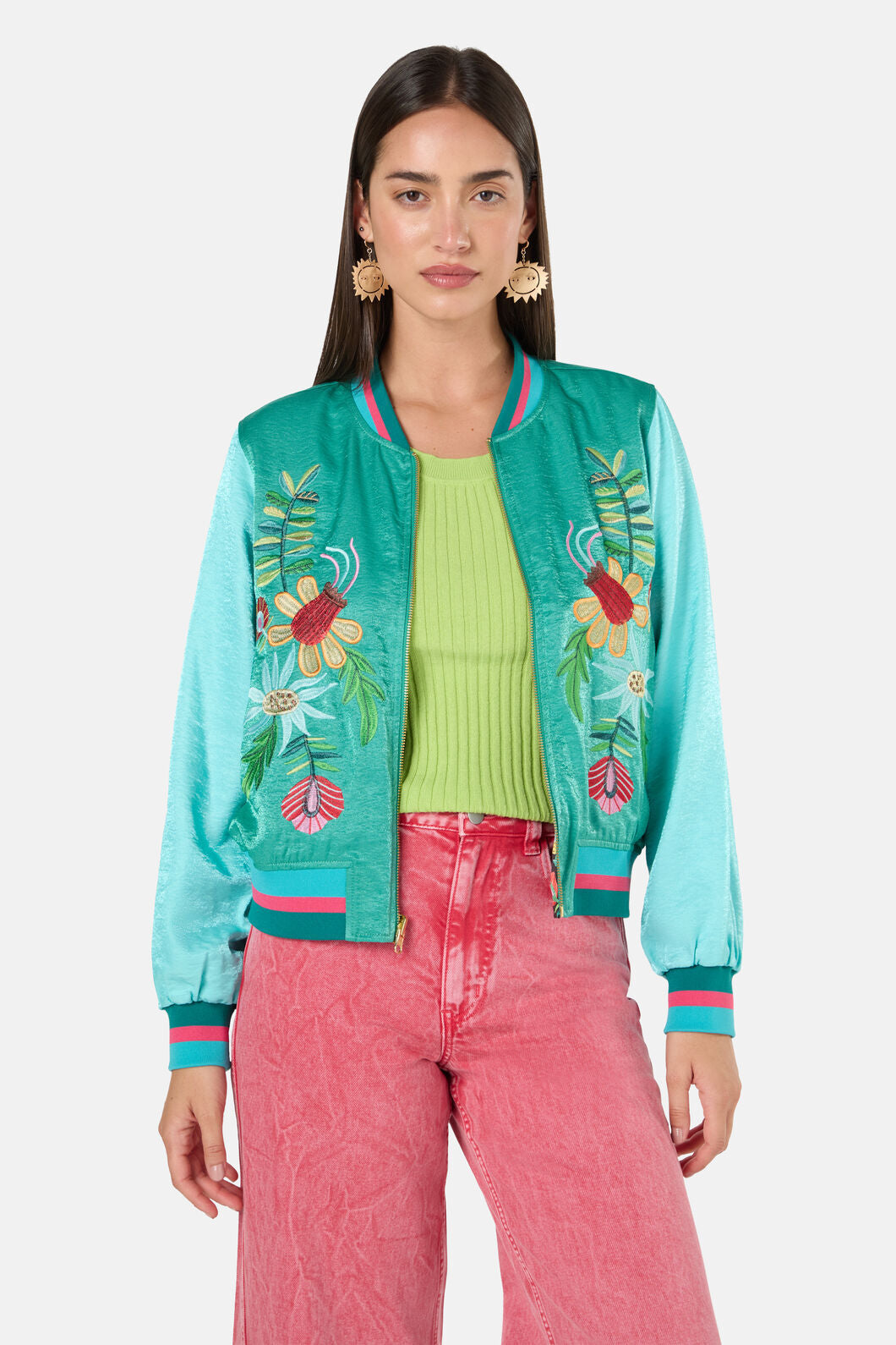Gorman NZ - Whimsical Embroidered Bomber - multi