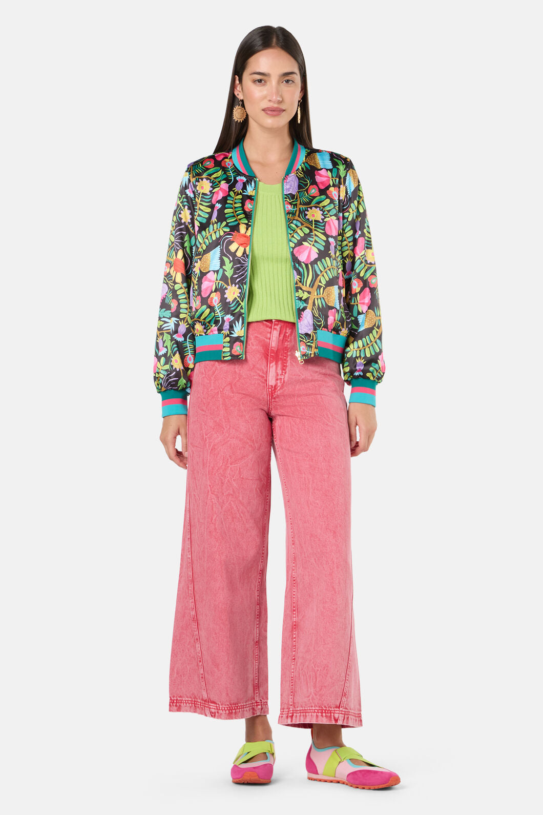 Gorman NZ - Whimsical Embroidered Bomber - multi