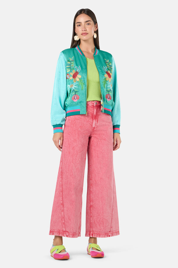 Gorman NZ - Whimsical Embroidered Bomber - multi