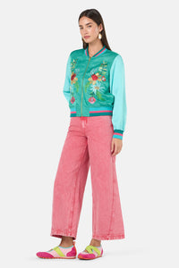 Gorman NZ - Whimsical Embroidered Bomber - multi