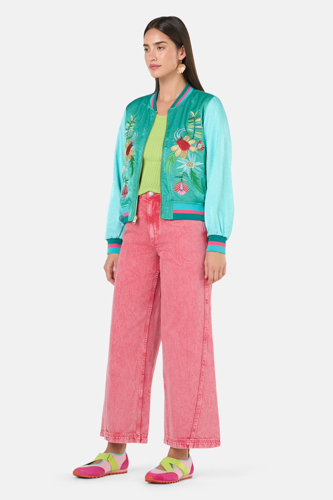 Gorman NZ - Whimsical Embroidered Bomber - multi