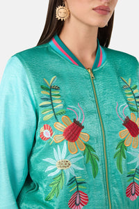Gorman NZ - Whimsical Embroidered Bomber - multi