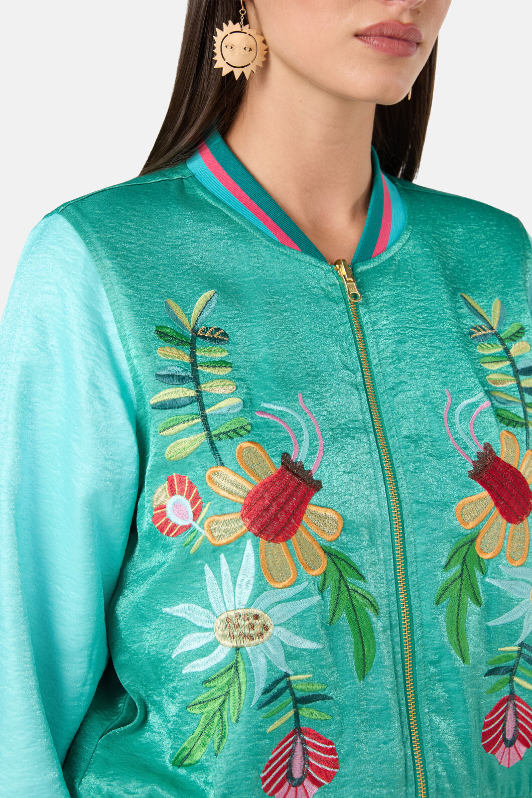 Gorman NZ - Whimsical Embroidered Bomber - multi