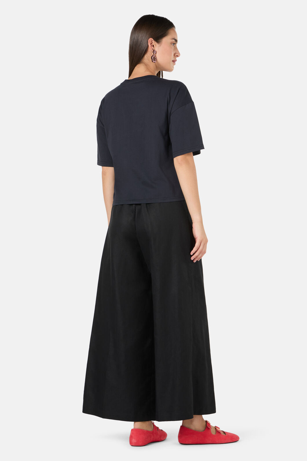 Gorman NZ - WhimsicalBloomsPrintRelaxedTee - black