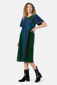 Gorman NZ - Puzzle Spliced Corduroy Dress - multi