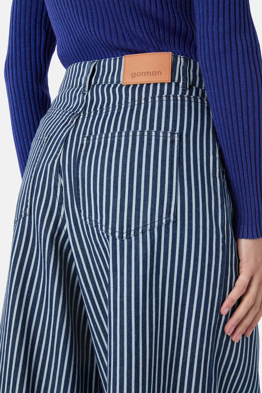 Gorman NZ - Stripe Life Denim Skort - stripe