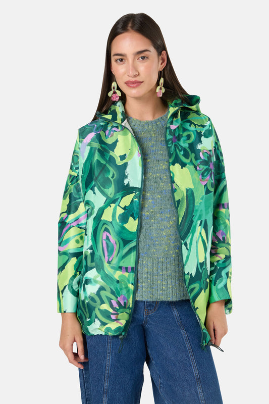 Gorman NZ - Abstract Flower Raincoat - print
