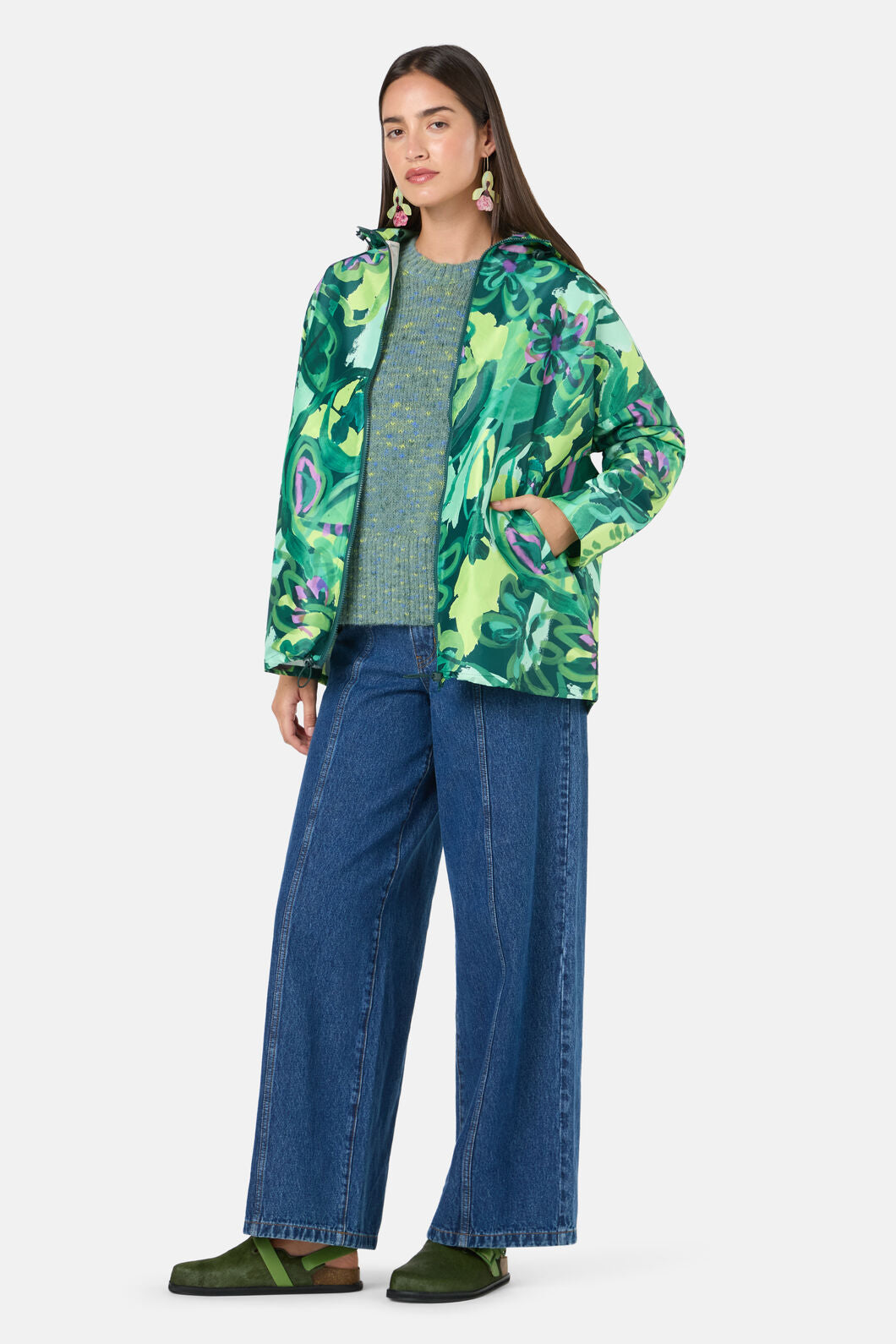 Gorman NZ - Abstract Flower Raincoat - print