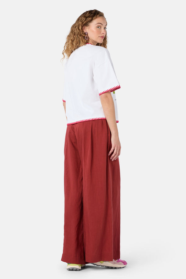 Gorman NZ - Morocco Embroidered RelaxedTee - white