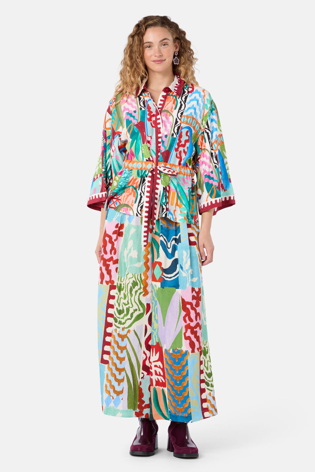Gorman NZ - Morocco Kimono Shirt - print