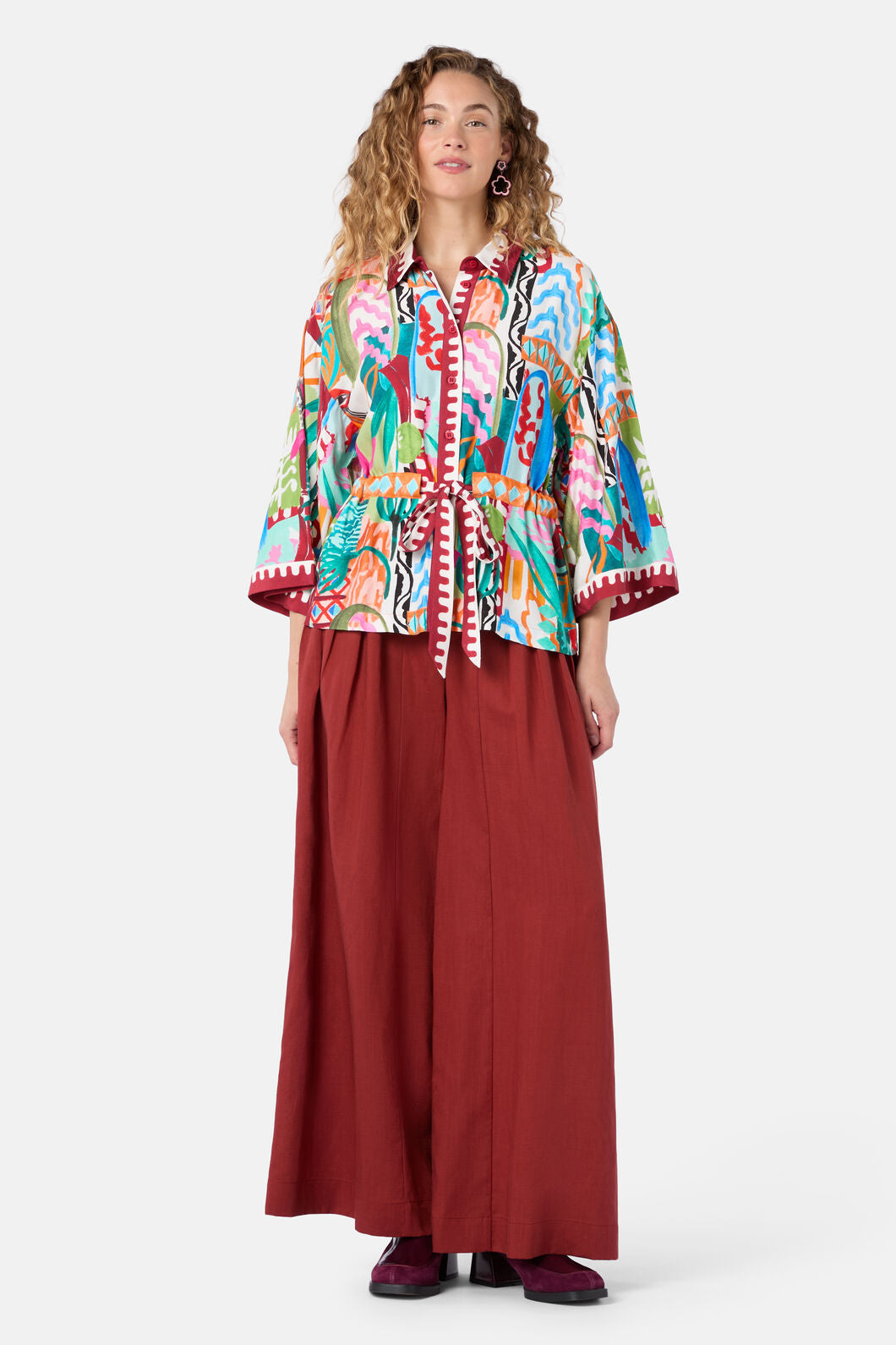Gorman NZ - Morocco Kimono Shirt - print