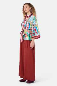 Gorman NZ - Morocco Kimono Shirt - print